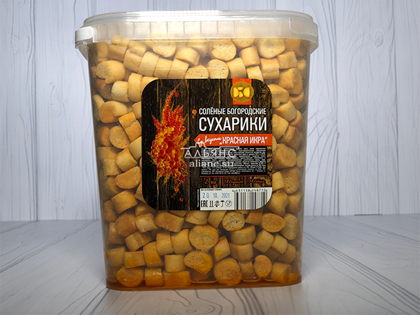 Сухарики с красной икрой в Пензе
