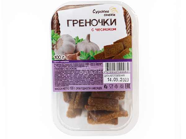 Сурские гренки с Чесноком (100 гр) в Пензе
