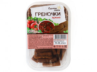 Треска соломка: Сурские гренки с Аджикой (100 гр)