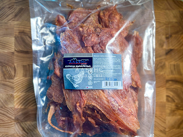 Мясо (АЛЬЯНС) вяленое курица 500гр "С халапеньо" в Пензе