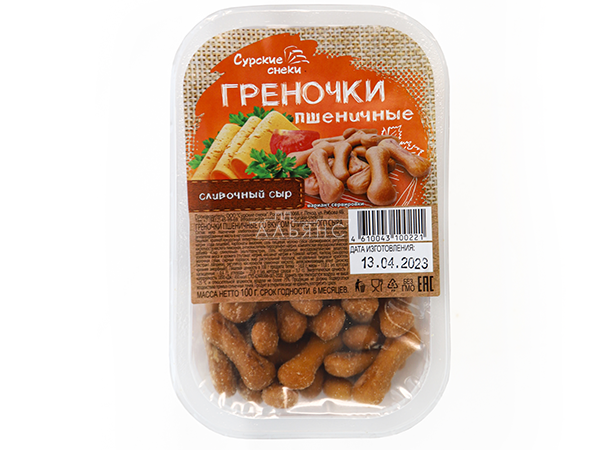 Сурские (ПШЕНИЧНЫЕ) Сливочный сыр (100 гр) в Пензе