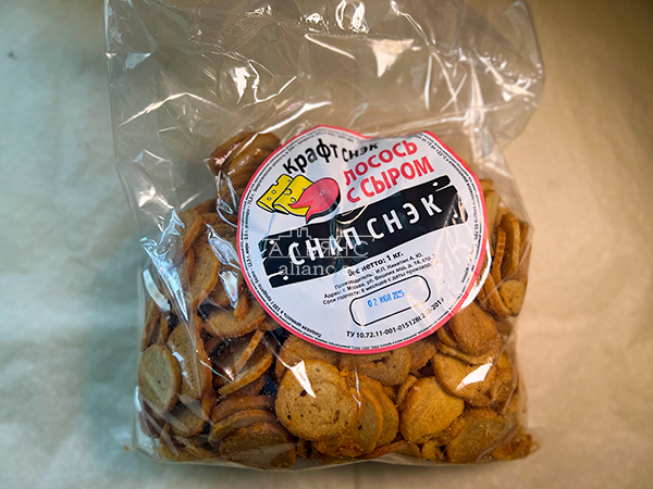 Снапсы ПШЕНИЧНЫЕ "Лосось с сыром" в Пензе