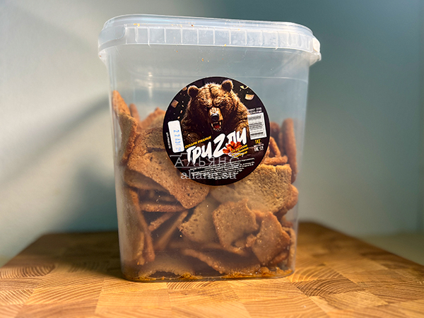 Ведро Ржаные гренки со вкусом Крылышки Барбекю (1 кг) в Пензе