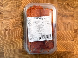Раки в ассортименте: Кета (чипсы с перцем) вяленая 20 гр.
