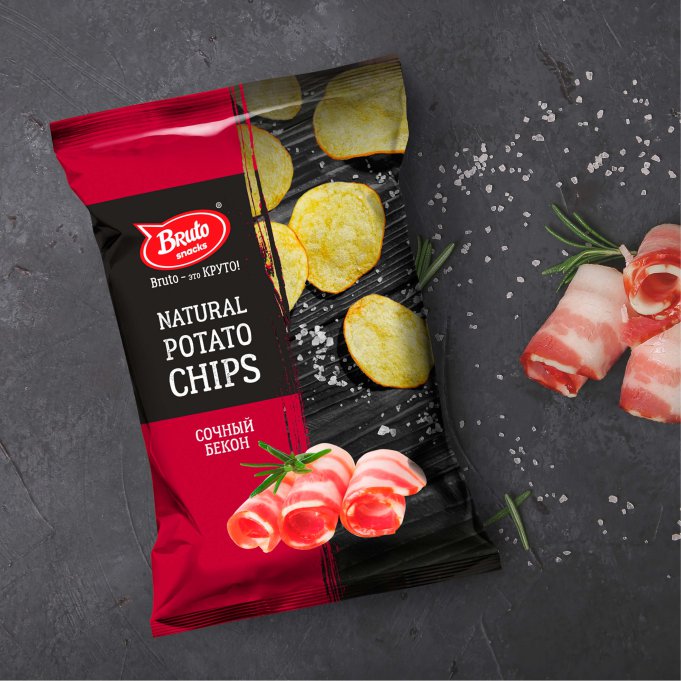 Картофель «Бруто» со вкусом бекона 130 гр. в Пензе