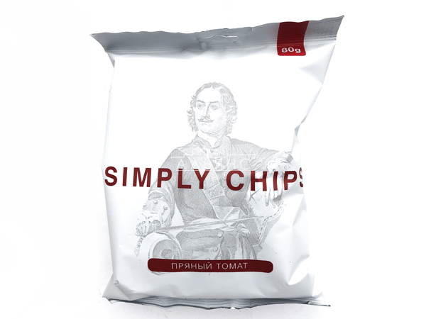 Картофельные чипсы "Simple chips" Пряный томат 80 гр. в Пензе